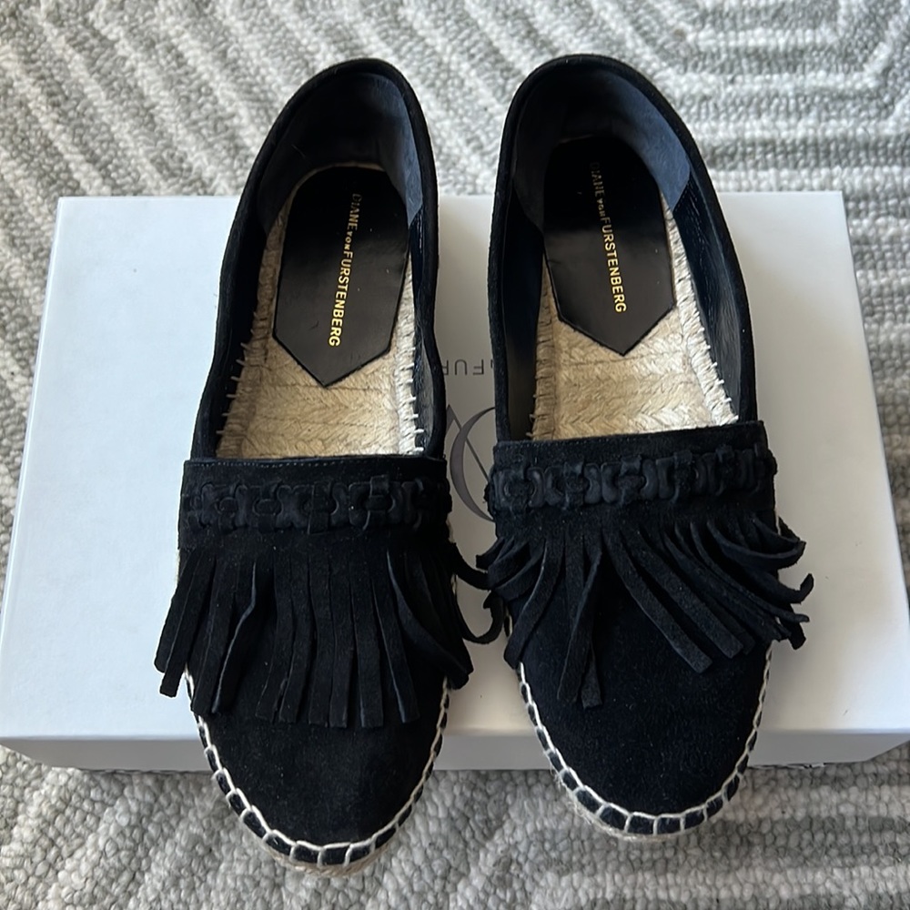 Diane Von Furstenberg DVF Fringe Espadrilles